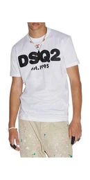 Print-Shirt Dsq2 Cool T-shirt Wei Herren