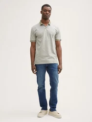 TOM TAILOR Denim Straight-Jeans TTAEDAN Blau/Grün/Hellblau