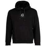 ARMANI EXCHANGE Sweatshirt Herren Hoodie schwarz/weiß