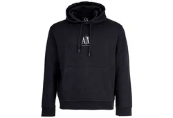 ARMANI EXCHANGE Sweatshirt Herren Hoodie dunkelblau/weiß