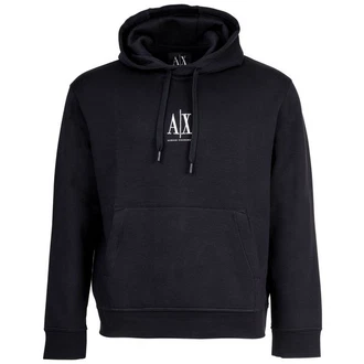 ARMANI EXCHANGE Sweatshirt Herren Hoodie dunkelblau/weiß