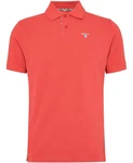 Barbour Poloshirt Polo Tartan Pique Rot/Dunkelrot