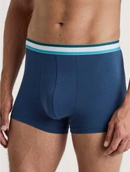 CALIDA Boxershorts Natural Benefit Hellblau/Blau/Dunkelblau