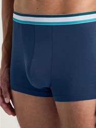 CALIDA Boxershorts Natural Benefit Hellblau/Blau/Dunkelblau
