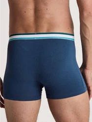 CALIDA Boxershorts Natural Benefit Hellblau/Blau/Dunkelblau