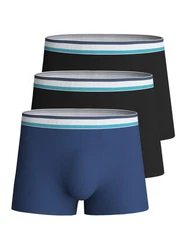 CALIDA Boxershorts Natural Benefit Hellblau/Blau/Dunkelblau