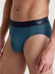 CALIDA Slip Cotton Code Design Türkis/Hellblau/Blau/Dunkelrot