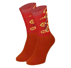 Apollo Socken in origineller Verpackung Rot/Gold/Orange