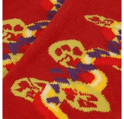 Apollo Socken in origineller Verpackung Rot/Gold/Orange