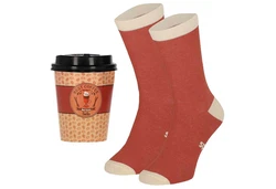 Apollo Socken in origineller Verpackung Rot/Orange/Rosa/Braun