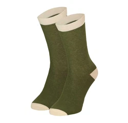 Apollo Socken in origineller Verpackung Dunkelgrün/Khaki