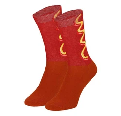 Apollo Socken in origineller Verpackung Orange/Rot