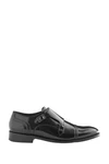 Next Signature Monk-Schuhe mit zwei Schnallen Schwarz/Braun