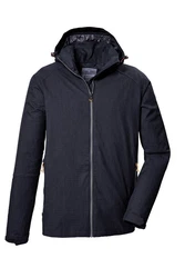 Killtec Funktionsjacke mit abzippbarer Kapuze 