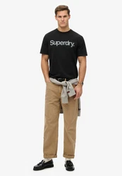 Superdry Rundhalsshirt Core Logo City T Shirt Gelb/Rot/Hellblau/Schwarz