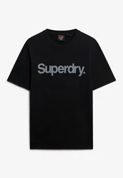 Superdry Rundhalsshirt Core Logo City T Shirt Gelb/Rot/Hellblau/Schwarz