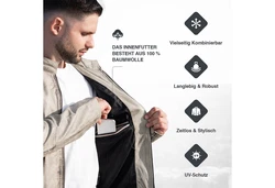 PAULGOS Lederjacke Herren Jacke Biker Look (D3) D3
