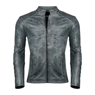 PAULGOS Lederjacke Herren Jacke Biker Look (D3) D3