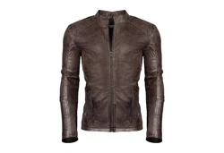 PAULGOS Lederjacke Herren Jacke Biker Look (D3) D3