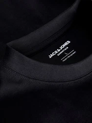 Jack & Jones Basic T-Shirt Rundhals Dropped Shoulder Oversized Shirt (8394) Schwarz (8394)