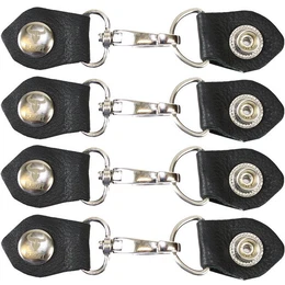 Motorradweste 4er W-Extender+Hook Style 4er Motorrad Westenkette Kette EXTENDER mit Metallketten
