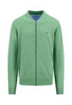 FYNCH-HATTON Kurzweste Cardigan College Superfine turf green