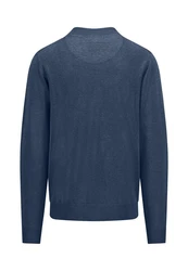 FYNCH-HATTON Kurzweste Cardigan College Superfine Dunkelblau/Blau