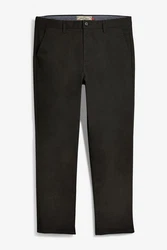 Next Chinohose Relaxed Fit Stretch-Chinohose Khaki/Schwarz/Dunkelgrau