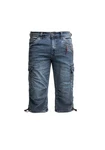 TIMEZONE Jeansshorts Shorts 3/4 Denim Pants loose Fit Mid Waist (7312) Blau