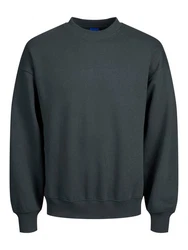 JACK & JONES Sweatshirt JJEUrban Edge Dunkelblau/Dunkelgrün/Grün/Dunkelgrau
