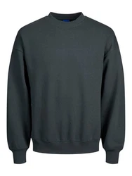 JACK & JONES Sweatshirt JJEUrban Edge Dunkelblau/Dunkelgrün/Grün/Dunkelgrau