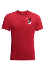 Jack Wolfskin T-Shirt VONNAN S/S GRAPHIC T M rot