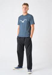 Cleptomanicx T-Shirt Mowe Blau/Hellblau/Dunkelblau