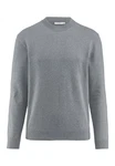 Hessnatur Strickpullover Bio-Baumwolle Grau/Dunkelgrau/Hellgrau