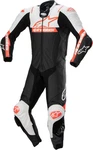 Alpinestars Motorradkombi Missile V2 Ward Rot/Weiß/Grau/Schwarz/Orange