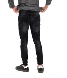 Denim Distriqt Skinny-fit Jeans Destroyed Herren Jeans Skinny Fit (16759) Schwarz (16735)