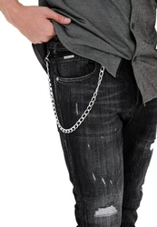 Denim Distriqt Skinny-fit Jeans Destroyed Herren Jeans Skinny Fit (16759) Schwarz (16735)