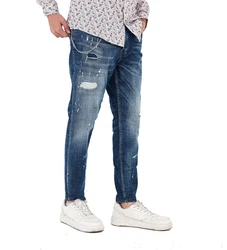 Denim Distriqt Skinny-fit Jeans Destroyed Herren Jeans Skinny Fit (16759) Blau (6659)
