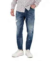 Skinny-fit-Jeans Destroyed Herren Jeans Skinny Fit Blau 6659 W34/L32