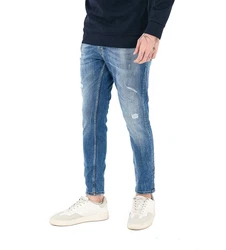 Denim Distriqt Skinny-fit Jeans Destroyed Herren Jeans Skinny Fit (16759) Blau (16140)