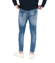 Denim Distriqt Skinny-fit Jeans Destroyed Herren Jeans Skinny Fit (16759) Blau (16140)