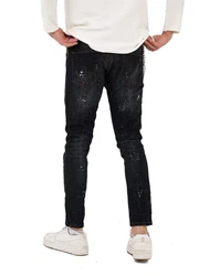 Denim Distriqt Skinny-fit Jeans Destroyed Herren Jeans Skinny Fit (16759) Schwarz (16432)