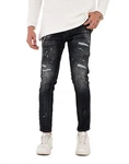 Denim Distriqt Skinny-fit Jeans Destroyed Herren Jeans Skinny Fit (16759) Schwarz (16432)