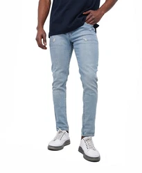 Denim Distriqt Skinny-fit Jeans Destroyed Herren (195) Hellblau (295)
