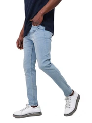 Denim Distriqt Skinny-fit Jeans Destroyed Herren (195) Hellblau (295)