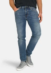 BALDESSARINI 5-Pocket Jeans Jack Regular Fit Authentic Heritage Denim Hellblau/Blau