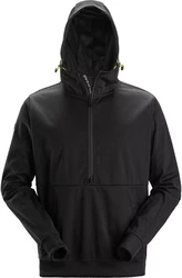 Snickers Rundhalspullover 8400 Windblocker Stretchhoodie Grün/Schwarz/Dunkelgrün/Grau/Dunkelgrau