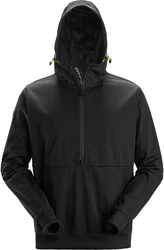 Snickers Rundhalspullover 8400 Windblocker Stretchhoodie Grün/Schwarz/Dunkelgrün/Grau/Dunkelgrau