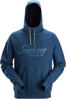 Snickers Rundhalspullover Logo Hoodie 