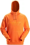 Snickers Rundhalspullover Logo Hoodie 